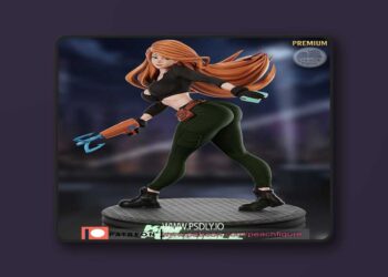 Peach Figure – Kim Posible – 3D Print Model STL