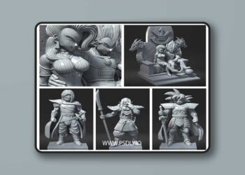 RN Estudio – Pack Dragon Ball October 2025 – 3D Print Model STL