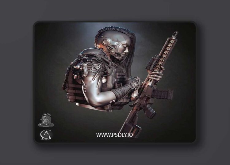 Robot Rocket – Lock n Load Bust – 3D Print Model STL