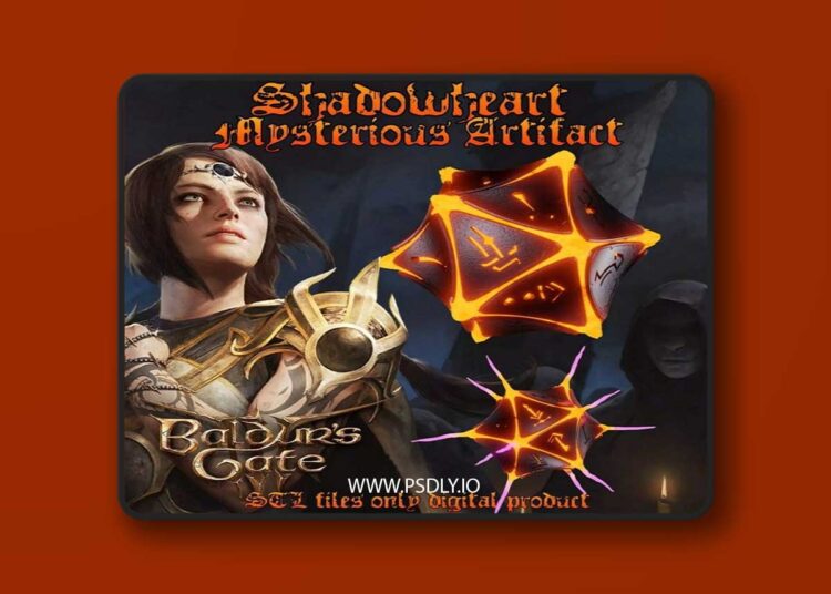 Shadowheart Mysterious Artifact Baldurs Gate 3 3D print model 1 Shadowheart Mysterious Artifact Baldurs Gate 3 3D print model