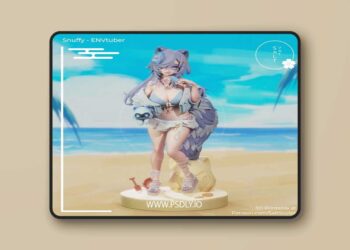 Snuffy – ENVtuber – 3D Print Model STL 7 Snuffy – ENVtuber – 3D Print Model STL