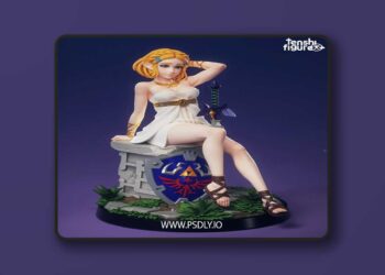 Tenshi Figures – Princess Zelda – 3D Print Model STL