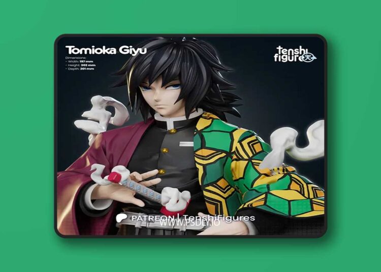 Tenshi Figures – Tomioka Giyu – Demon Slayer – Kimetsu no Yaiba – 3D Print Model 1 Tenshi Figures – Tomioka Giyu – Demon Slayer – Kimetsu no Yaiba – 3D Print Model