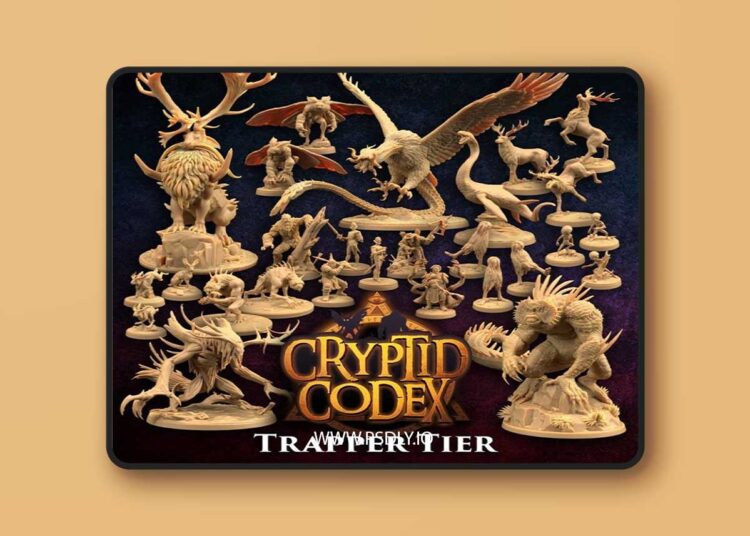 The Dragon Trappers Lodge – Cryptid Codex – Trapper Tier October 2025 – 3D Print Model STL