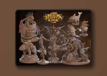 The Dragon Trappers Lodge – December 2020 – 3D Print Model 4 The Dragon Trappers Lodge – December 2020 – 3D Print Model