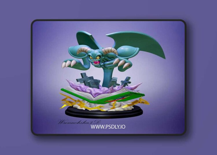 Toon Summoned Skull Figure – Yugioh – 3D Print Model STL