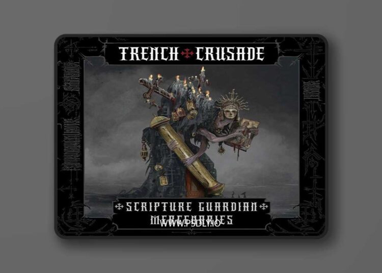 Trench Crusade – Scripture Guardian – Mercenaries – 3D Print Model STL