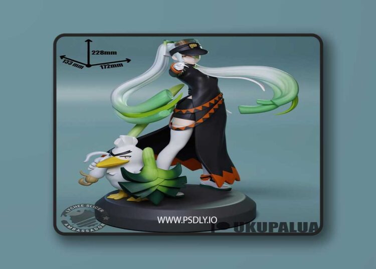 Ukupalua – Hatsune Miku x Sirfetchd – 3D Print Model STL