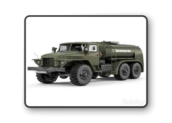 Ural TZ-5-375D 1966 – 3D Model 7 Ural TZ 5 375D 1966 – 3D Model