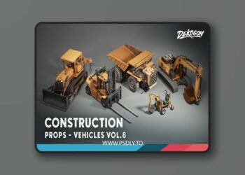 Vehicles VOL.8 - Construction (Low Poly) [5.1 – 5.6]