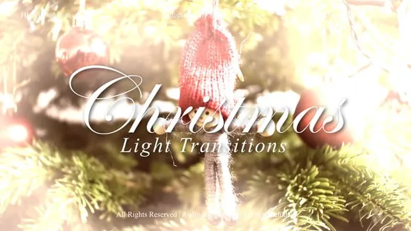 Videohive Christmas Light Transitions Pack for After Effects 60719182