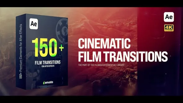 Videohive Cinematic Film Transitions 60629531