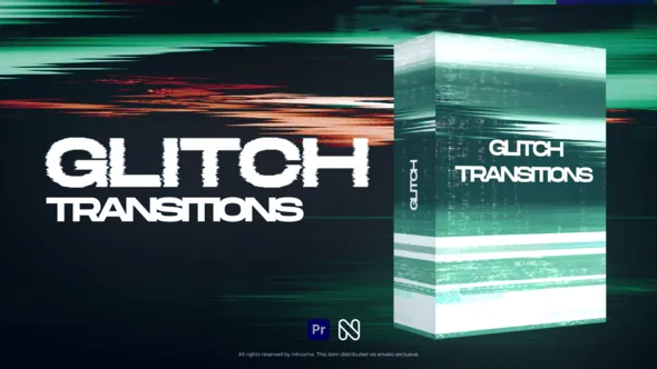 Videohive Glitch Transitions for Premiere Pro 60534752