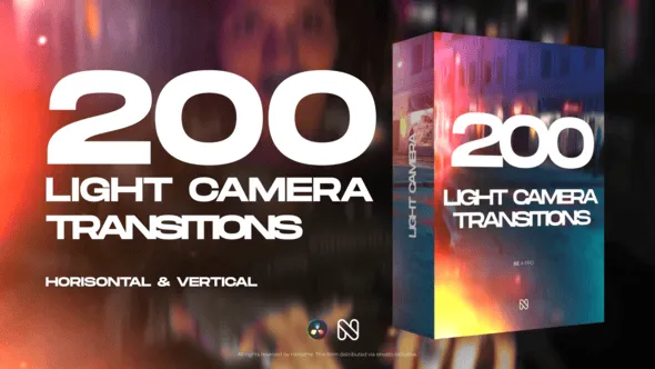Videohive Light Camera Transitions for DaVinci Resolve 60634734