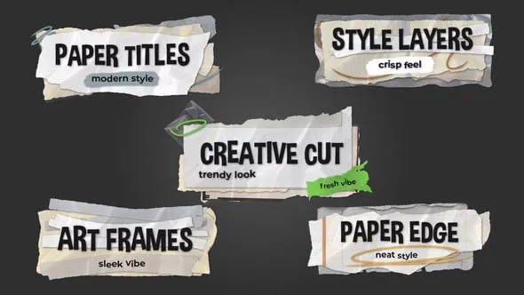 Videohive - Modern Ripped Paper Titles - 60879790 1 Videohive Modern Ripped Paper Titles 60879790