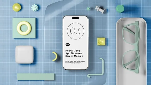 Videohive Phone 17 Pro App Showcase Screen Mockup 60515944