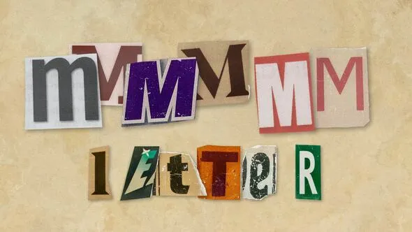 Videohive - Ransom Letters - M Letters - 60721796 1 Videohive Ransom Letters M Letters 60721796