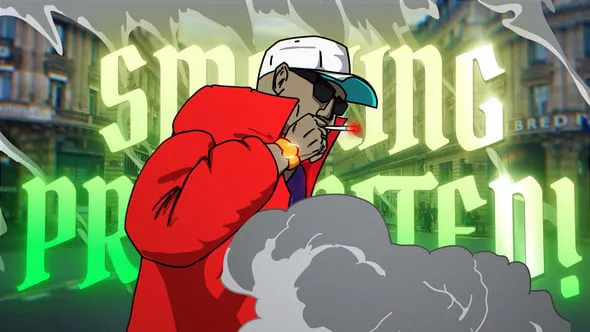 Videohive Smoking Character Transition 60489698