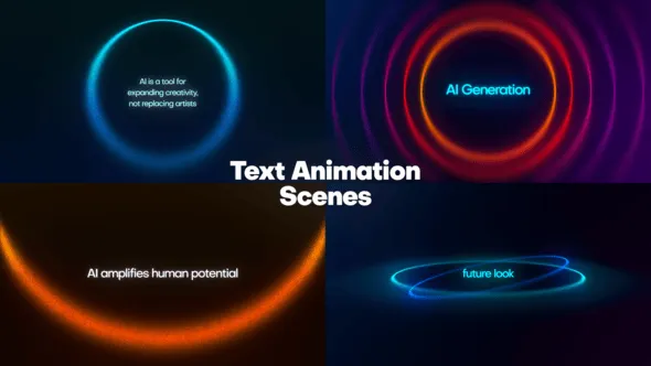 Videohive Text Animation Scenes 60651694