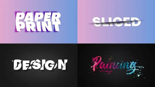 Videohive - Text Effect - Artistic Style 02 - 60555199