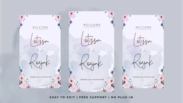 Videohive - Vertical Wedding Intro - 60545876