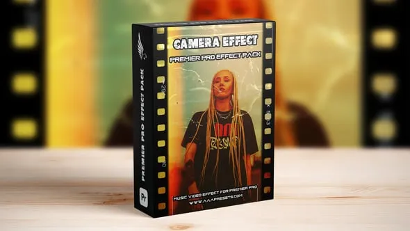 Videohive Vintage Camera Flash Movement Transitions for Premiere Pro 60649101