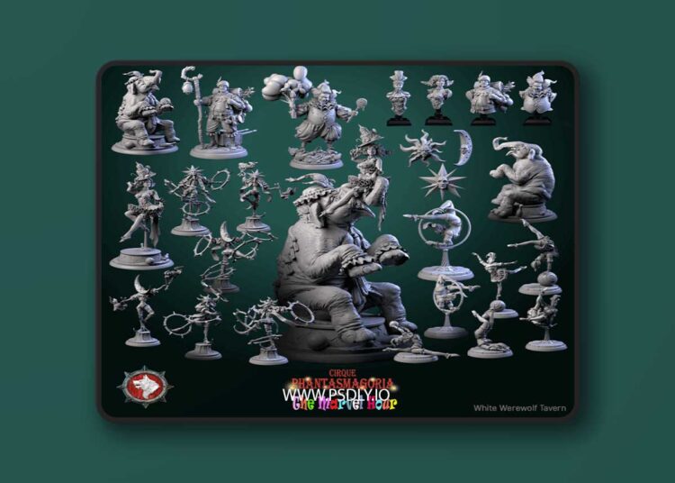White Werewolf Tavern – Cirque Phantasmagoria Part 1 – The Marvel Hour – 3D Print Model