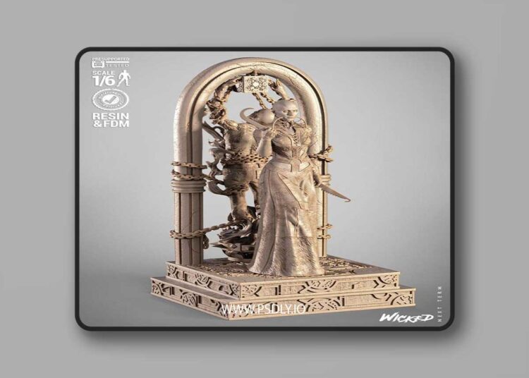 Wicked – Female Cenobite Sculpture – 3D Print Model STL
