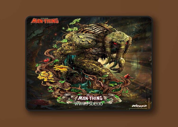 Wicked – Man Thing Sculpture – 3D Print Model STL 1 Wicked – Man Thing Sculpture – 3D Print Model STL