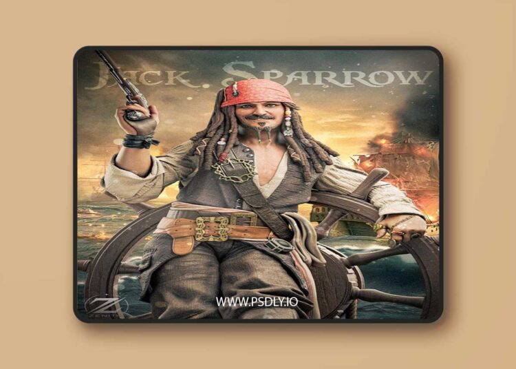 Zenith Studios – Jack Sparrow – 3D Print Model STL 1 Zenith Studios – Jack Sparrow – 3D Print Model STL