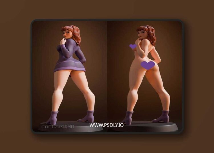 Сortaex – Daphne Blake Cosplay V1 – 3D Print Model STL 1 Сortaex – Daphne Blake Cosplay V1 – 3D Print Model STL