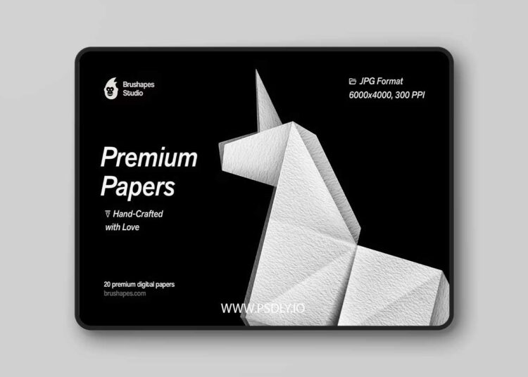 CreativeMarket - 20 Premium Hand-Made Paper Textures 1 20 Premium Hand Made Paper Textures