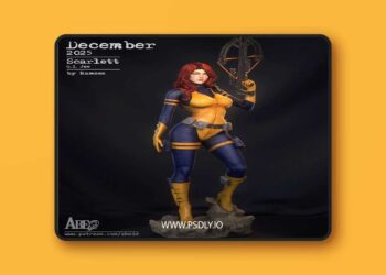 Abe3D – Scarlett – 3D Print Model STL