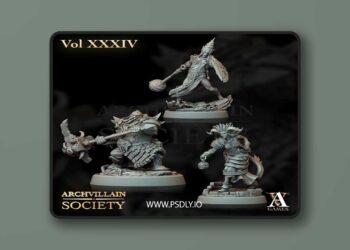 Archvillain Games – Archvillain Society Vol. XXXIV – 3D Print Model