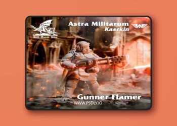 Astra Militarum Kasrkin Kill Team Bay – Warhammer – 3D Print Model