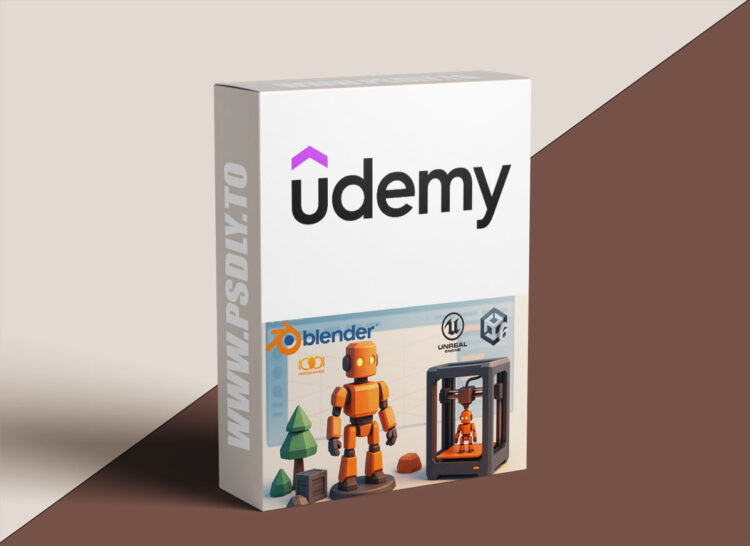 Udemy – Blender 3D Game Assets, Texturing & 3D Printing Models 1 Blender 3D Game Assets, Texturing & 3D Printing Models