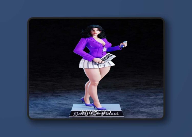 BrunoArt3D – Lois Lane – 3D Print Model STL