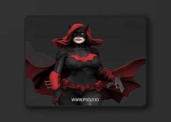 CG Pyro Digital Artist – Batwoman from Batman – 3D Print Model STL