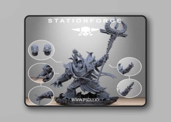 Corrupted Guard King Brute – 3D Print Model 7 Corrupted Guard King Brute – 3D Print Model