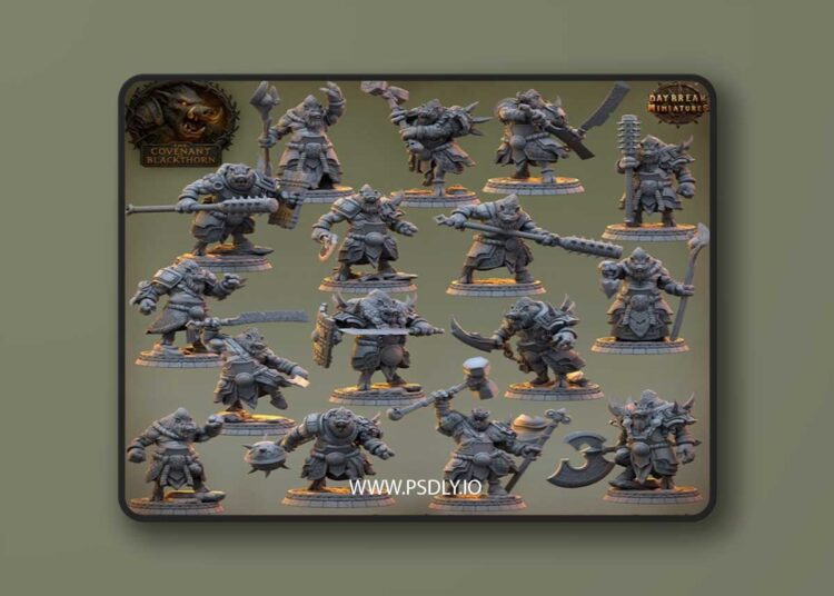 Daybreak Miniatures – May 2025 – The Covenant of Blackthorn – 3D Print Model 1 Daybreak Miniatures – May 2025 – The Covenant of Blackthorn – 3D Print Model