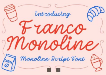Franco Monoline Script Font