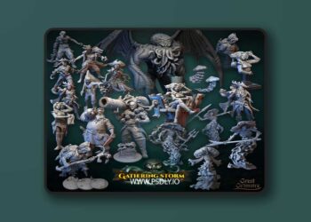 Great Grimoire – July 2023 – Gathering Storm – 3D Print Model