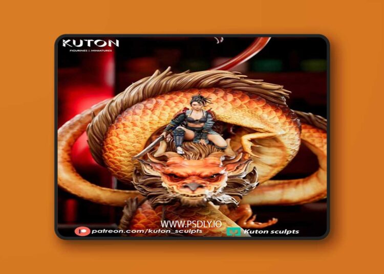 Kuton Figurines – Ember Rider – 3D Print Model STL 1 Kuton Figurines – Ember Rider – 3D Print Model STL