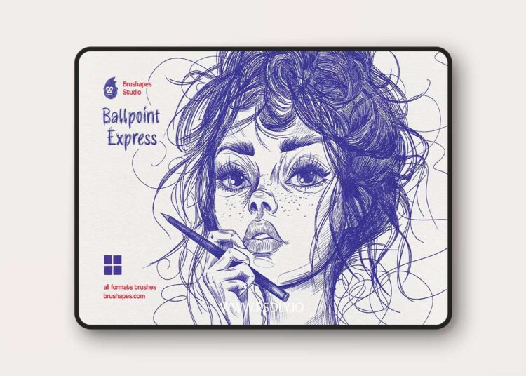 Multi App Ballpoint Pen Brushes