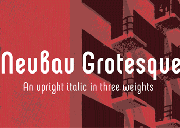 Neubau Grotesque Font Family 3xOTF