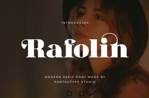 Rafolin Modern Serif Font
