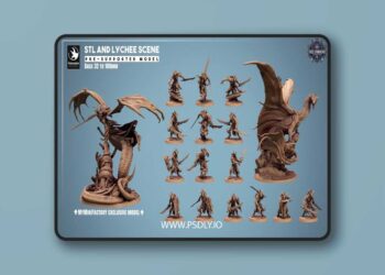 Rescale Miniatures – March 2025 – Fate Unbound – 3D Print Model
