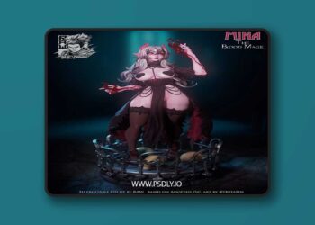 Ronin Arts Workshop – Mina The Bloodmage – 3D Print Model STL