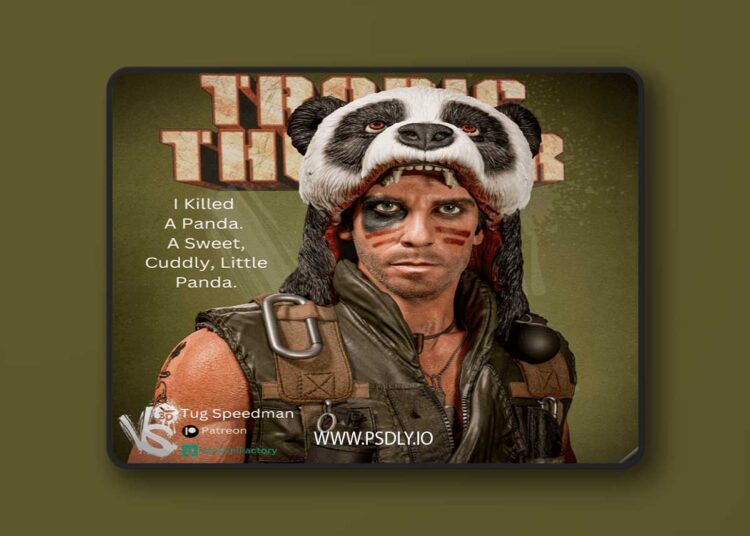 VS3D – Tug Speedman – Tropic Thunder – 3D Print Model 1 VS3D – Tug Speedman – Tropic Thunder – 3D Print Model