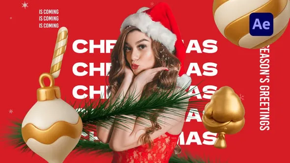 Videohive Cute 3D Christmas Intro 60998993